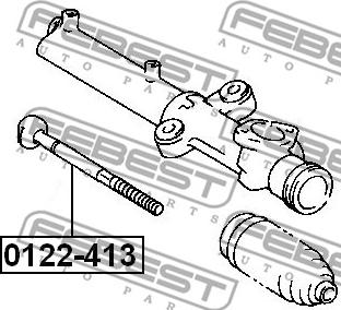 Febest 0122-423 - Articulatie axiala, cap de bara parts5.com