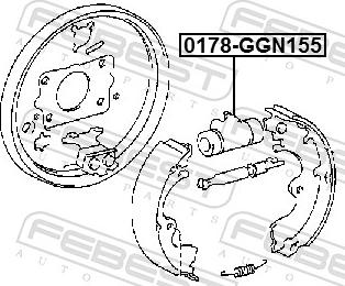 Febest 0178-GGN155 - Cilindru receptor frana parts5.com