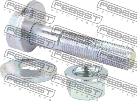 Febest 0829-002-KIT - Skrutka pre nastavenie odklonu kolesa parts5.com