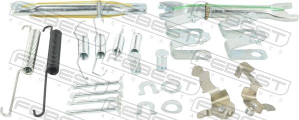 Febest 0304-CIVR-KIT - Zubehörsatz, Feststellbremsbacken parts5.com