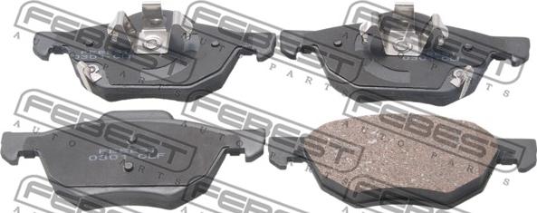 Febest 0301-CLF - Set placute frana,frana disc parts5.com