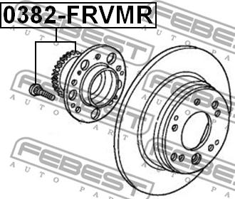 Febest 0382-FRVMR - Piasta koła parts5.com