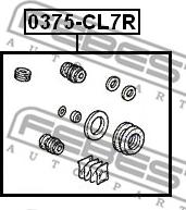 Febest 0375-CL7R - Tamir seti, fren kaliperi parts5.com