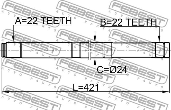 Febest 0212-B10MTLH - Planetara parts5.com