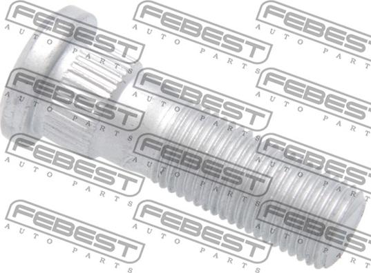 Febest 0284-001-PCS10 - Perno de rueda parts5.com