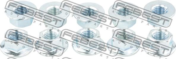 Febest 0231-002-PCS10 - Чаша холостого хода, балка моста parts5.com