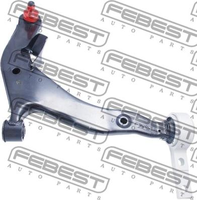 Febest 0224-Z50RH - Brat, suspensie roata parts5.com