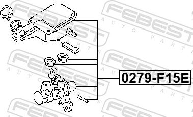 Febest 0279-F15E - Pompa centrala, frana parts5.com