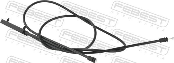 Febest 19101-E90TUF - Cablu, capota motor parts5.com