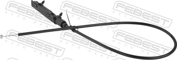 Febest 19101-E46FL - Cablu, capota motor parts5.com