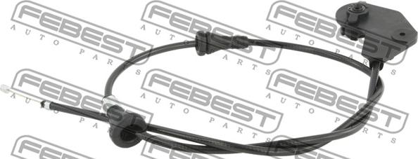 Febest 19101-E46 - Cablu, capota motor parts5.com