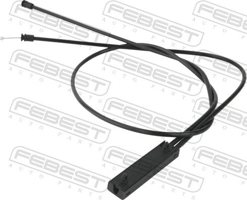 Febest 19101-E83F - Cablu, capota motor parts5.com