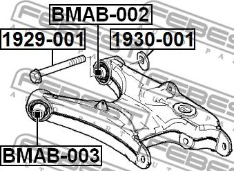 Febest 1929-001 - Śruba do regulacji pochylenia koła parts5.com