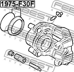 Febest 1975-F30F - Javítókészlet, féknyereg parts5.com