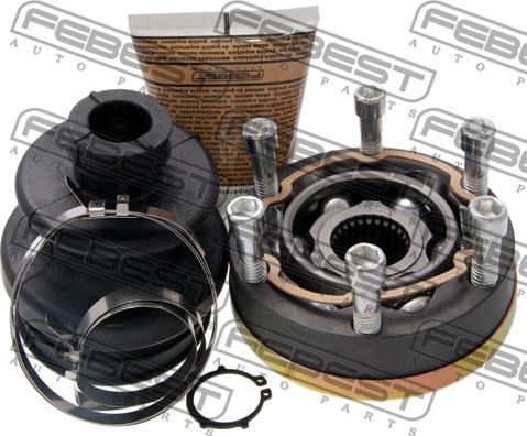 Febest 1611-001R - Каре комплект, полуоска parts5.com