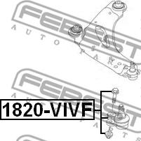 Febest 1820-VIVF - Kande / juhtliigend parts5.com