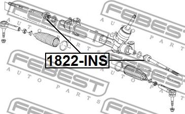 Febest 1822-INS - Articulatie axiala, cap de bara parts5.com