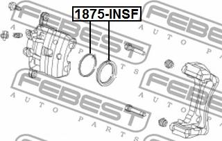 Febest 1875-INSF - Set reparatie, etrier parts5.com