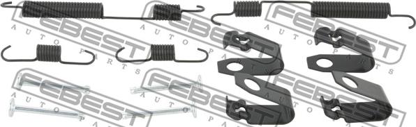 Febest 1204-SOLR-KIT - Zestaw akcesoriów, szczęki hamulcowe hamulca postojowego parts5.com