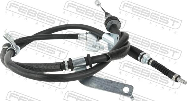 Febest 12100-D7RH - Cable de accionamiento, freno de estacionamiento parts5.com