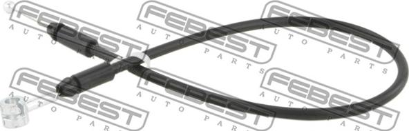 Febest 12101-F2S - Cablu, capota motor parts5.com