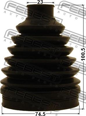 Febest 1217P-SOL2WD - Manseta, pogonska gred parts5.com