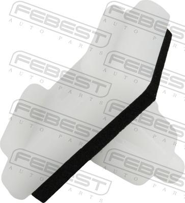 Febest 88570-012 - Clips, acoperire decorativa si protectie parts5.com