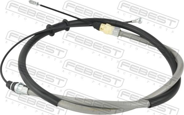 Febest 24100-MASTIII - Cable de accionamiento, freno de estacionamiento parts5.com