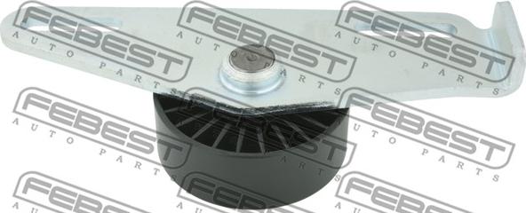 Febest 2487-KANI - Τροχαλία παρέκκλισης, ιμάντας poly-V parts5.com