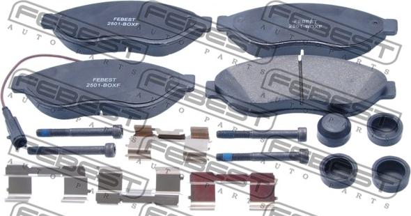 Febest 2501-BOXF - Set placute frana,frana disc parts5.com