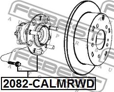 Febest 2082-CALMRWD - Wheel Hub parts5.com