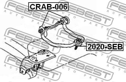 Febest 2020-SEB - Ball Joint parts5.com