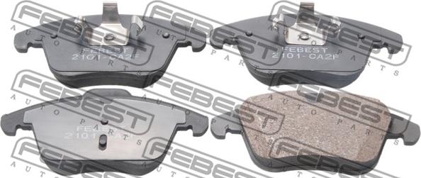 Febest 2101-CA2F - Brake Pad Set, disc brake parts5.com