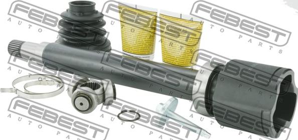 Febest 2111-CA220RH - Каре комплект, полуоска parts5.com