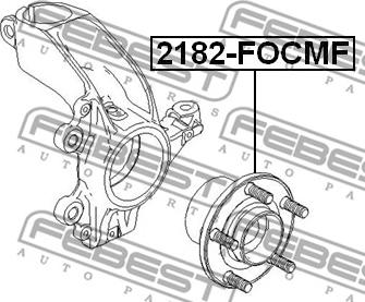 Febest 2182-FOCMF - Butuc roata parts5.com