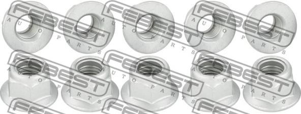 Febest 2398-005-PCS10 - Παξιμάδι τροχού parts5.com