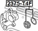 Febest 2375-T4F - Repair Kit, brake caliper parts5.com