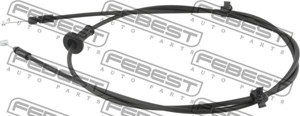 Febest 22101-D4L - Cablu, capota motor parts5.com