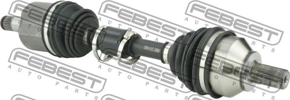 Febest 2714-S40LH - Pogonsko vratilo parts5.com