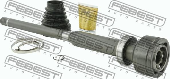 Febest 2711-XC60RH - Csuklókészlet, hajtótengely parts5.com