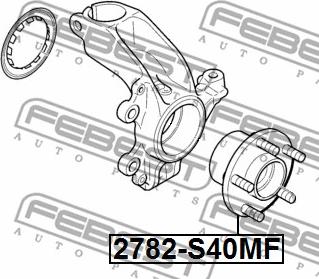 Febest 2782-S40MF - Butuc roata parts5.com