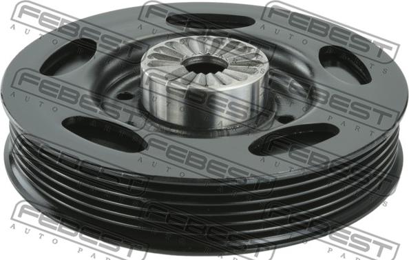 Febest ADDS-Q5 - Koło pasowe, wał korbowy parts5.com