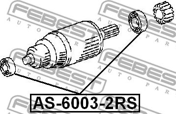 Febest AS-6003-2RS - Lagar parts5.com