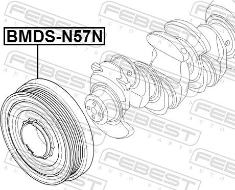 Febest BMDS-N57N - Rihmaratas,väntvõll parts5.com