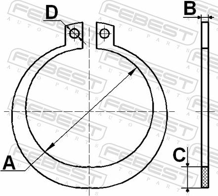 Febest CC-4-48X2-PCS5 - Mounting Set, drive shaft bellow parts5.com