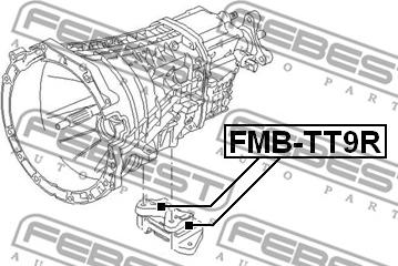 Febest FMB-TT9R - Holder, engine mounting parts5.com