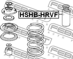 Febest HSHB-HRVF - Zarážka, odpružení parts5.com