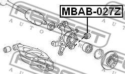 Febest MBAB-027Z - Uložení, řídicí mechanismus parts5.com