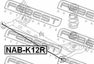 Febest NAB-K12R - Suport, ax parts5.com