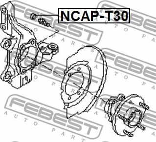 Febest NCAP-T30 - Limitator, brat axa parts5.com